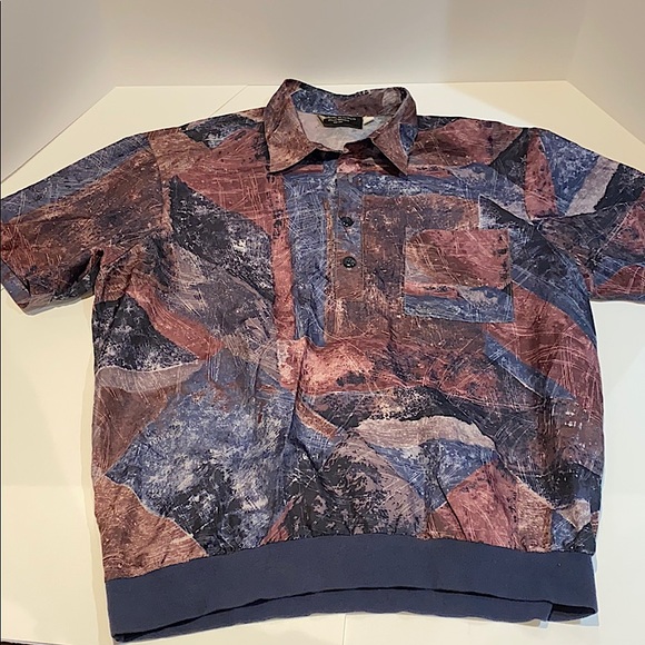 Vtg Light Summer Half Button Up! - Picture 1 of 3